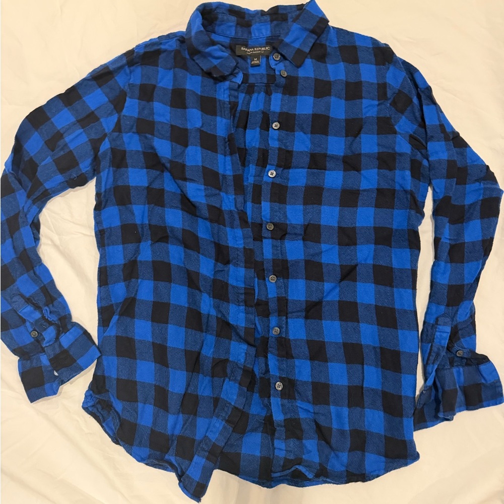 Banana Republic Dillon Flannel shirt sz M